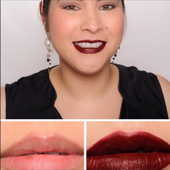 Tarte Creamy Matte Lip Paint Frenemy burgundy goth gothic new in box - Picture 2 of 8